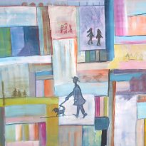 En lystig leg med kridt og streg